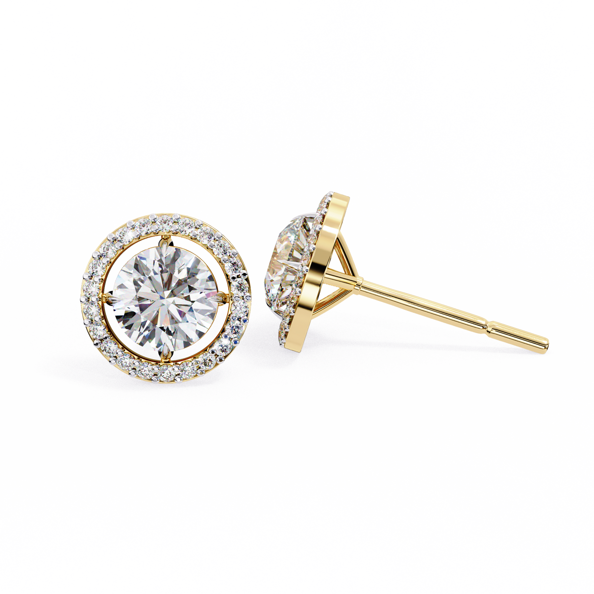 Ana Solitaire Earring