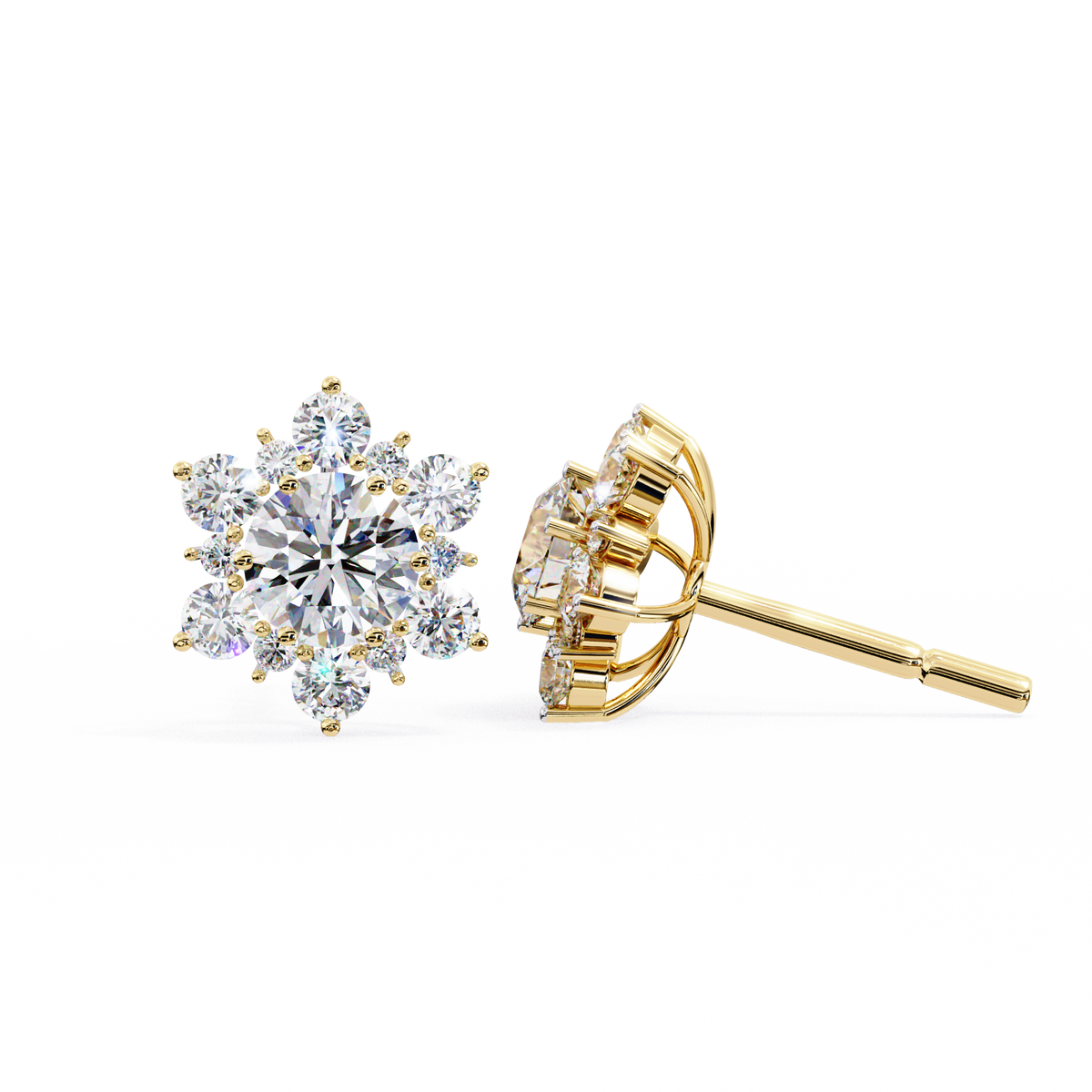 Elora Solitaire Earring