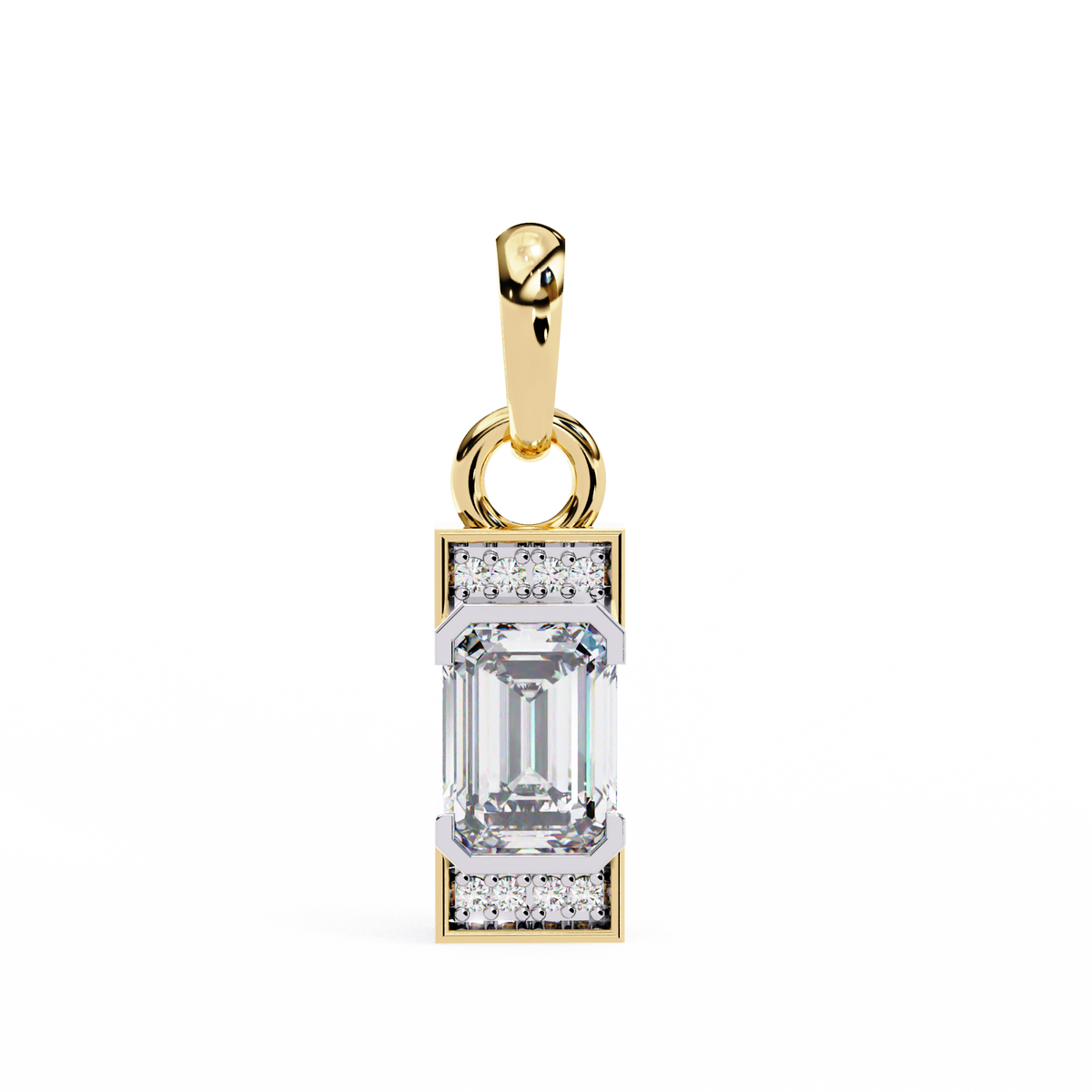 Lila Solitaire Pendant