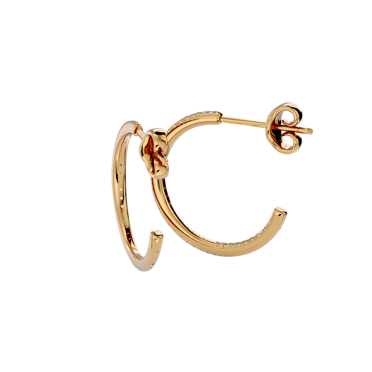 Jade Diamond Earring
