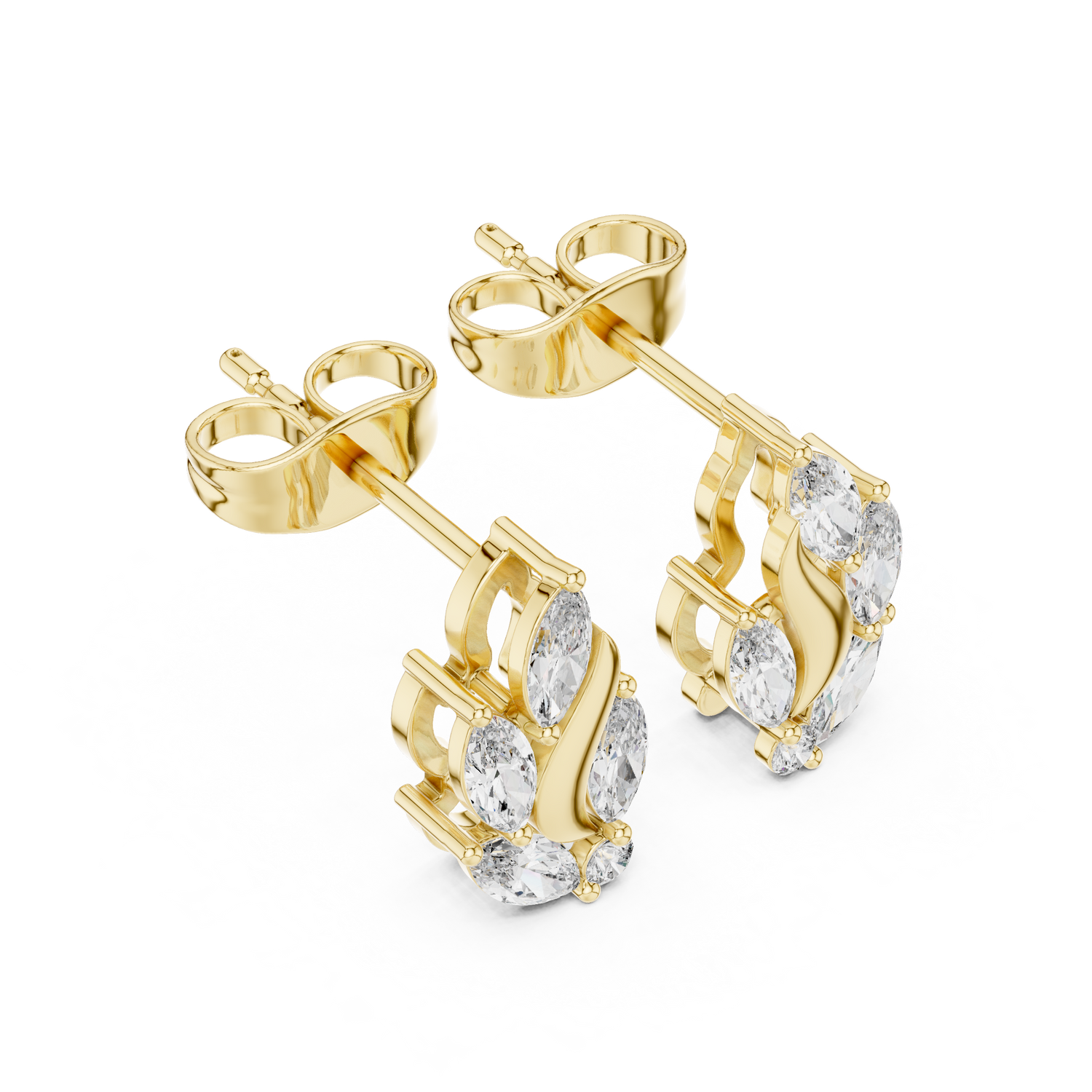 Journey Diamond Earring