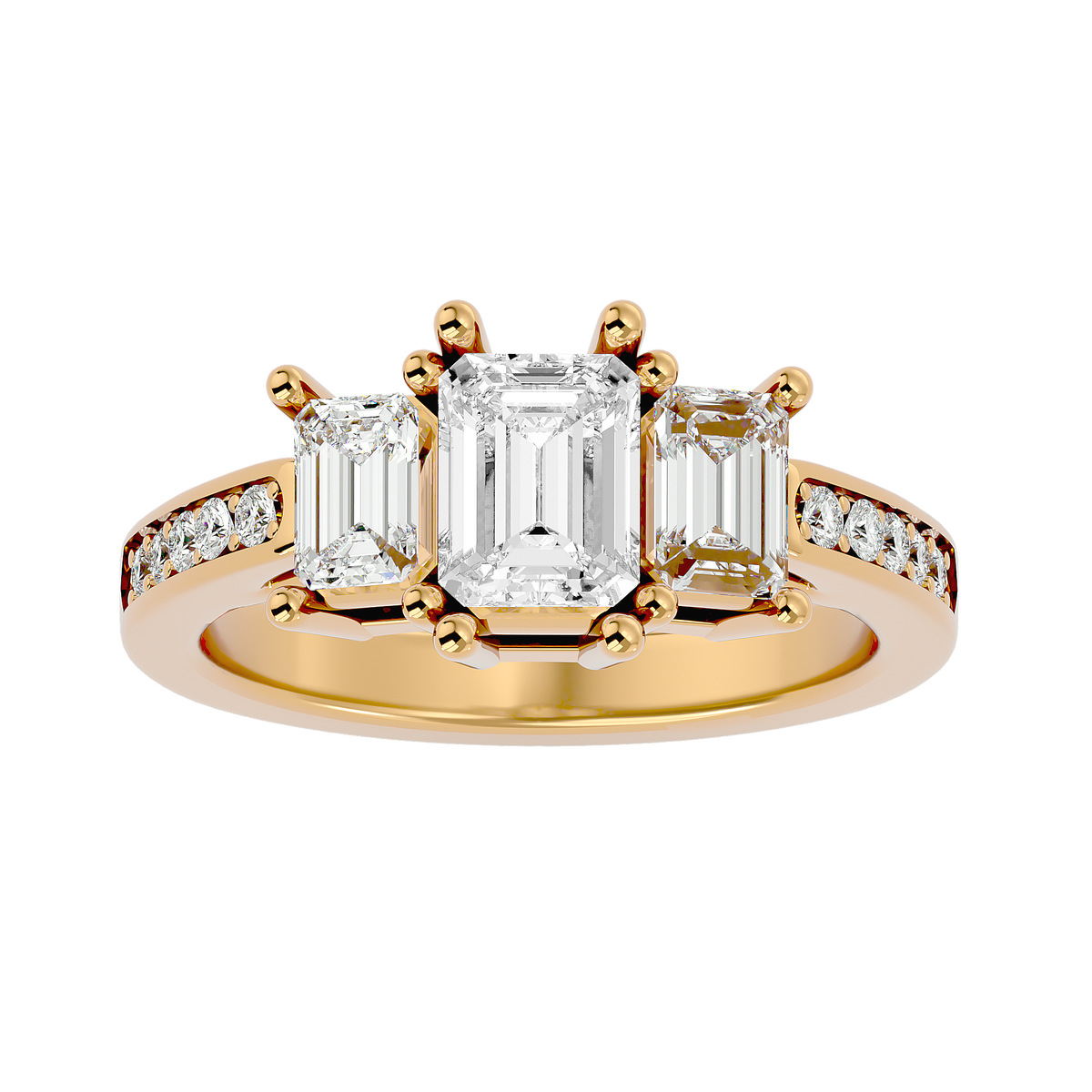 Reese Three Ston Ring