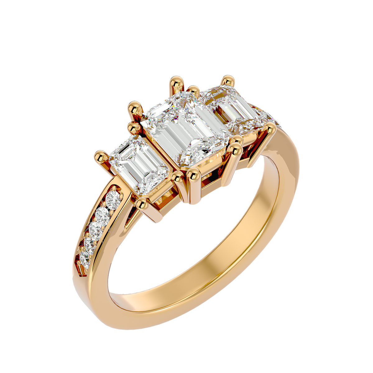 Reese Three Ston Ring