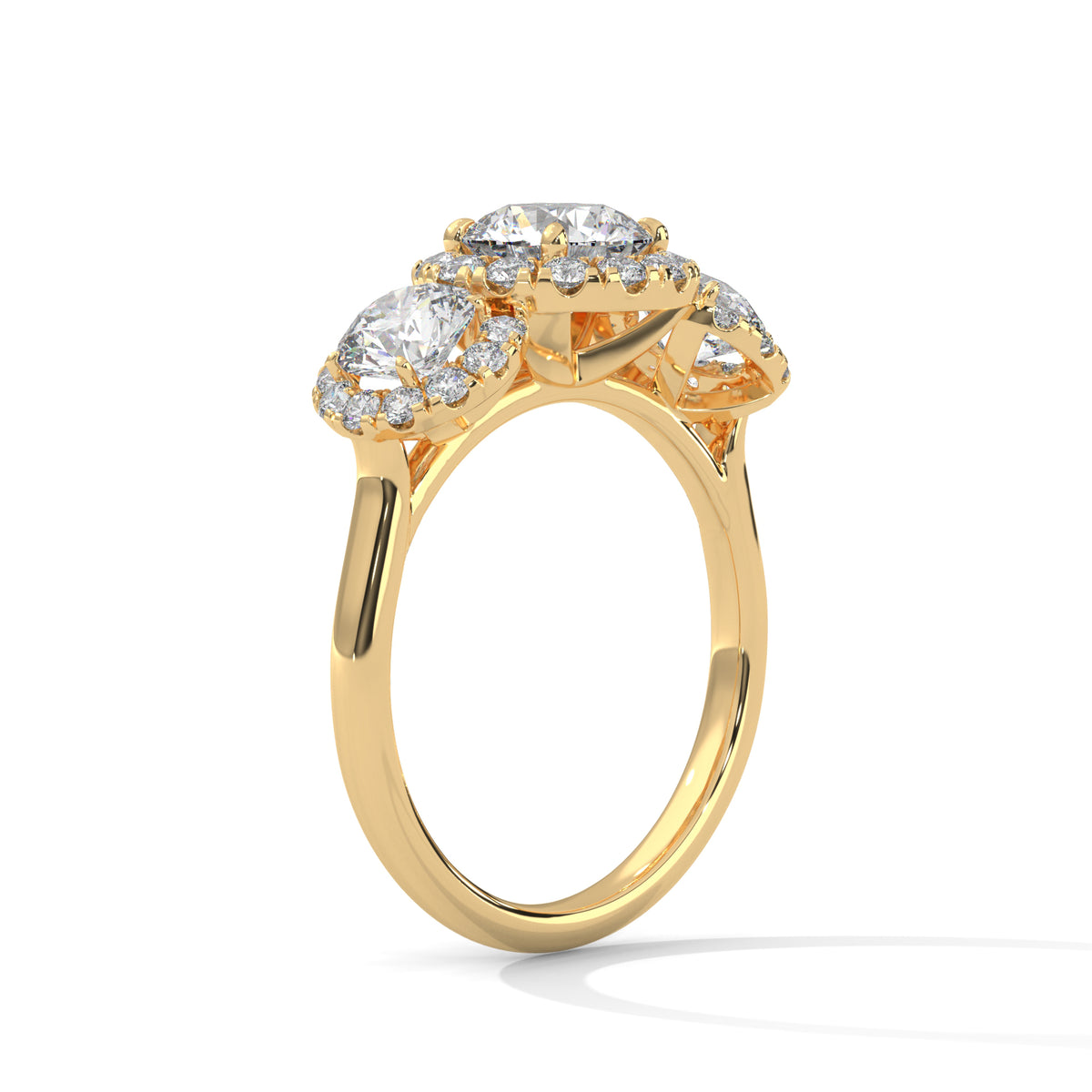 Melanie Three Stone Ring