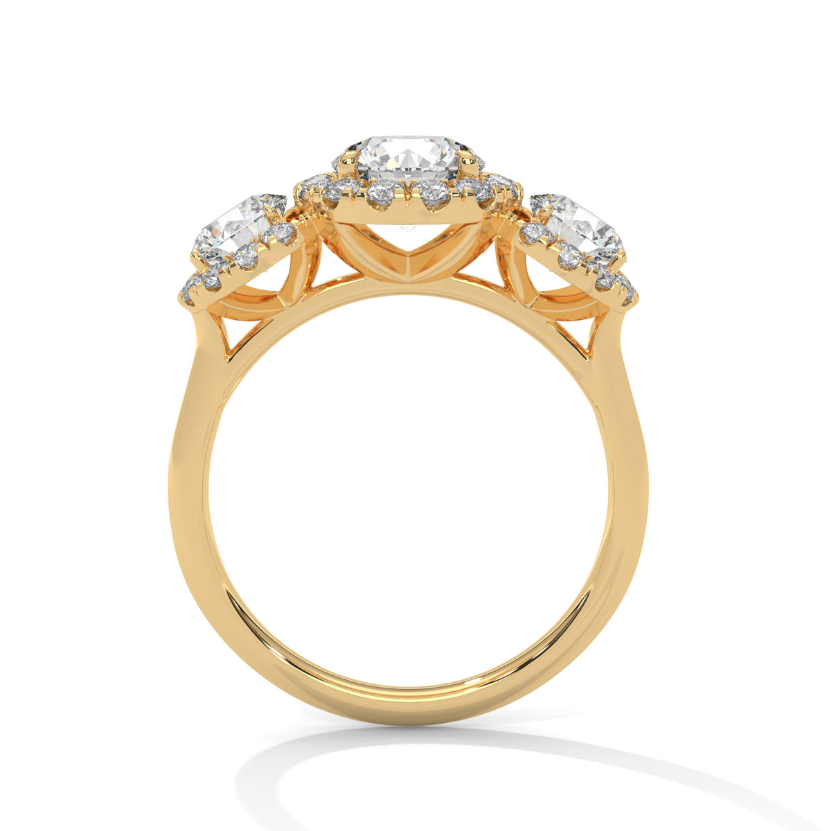 Melanie Three Stone Ring
