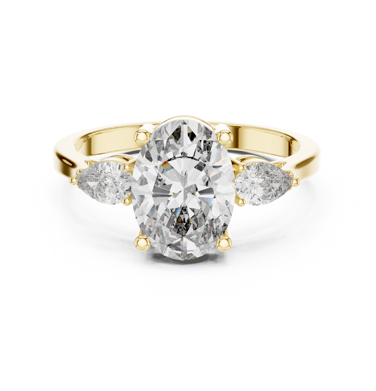 Rebecca Three Stone Ring