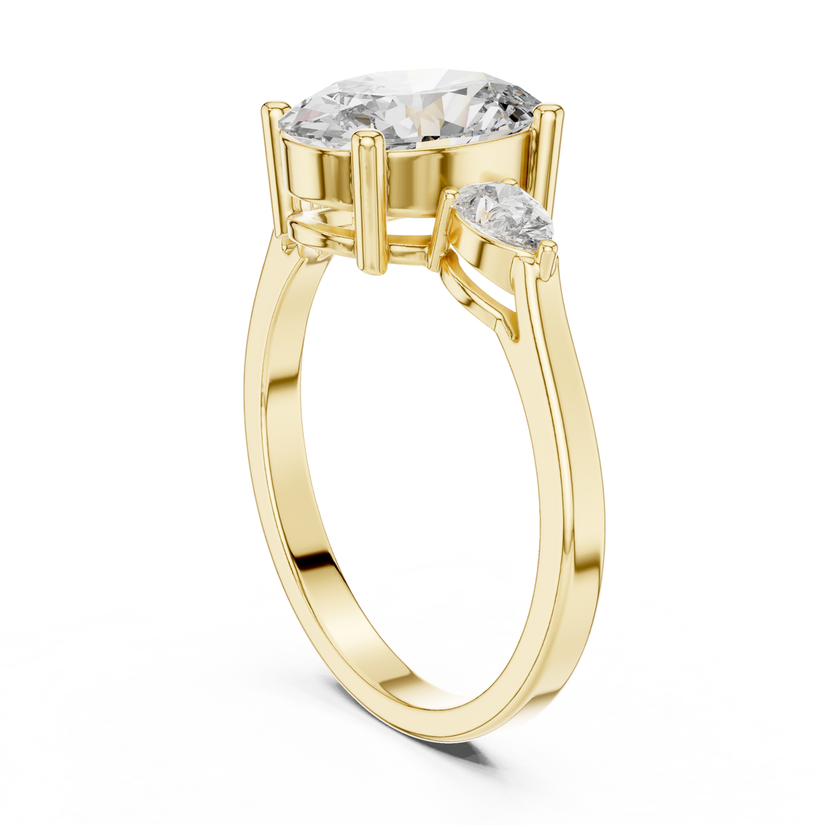 Rebecca Three Stone Ring