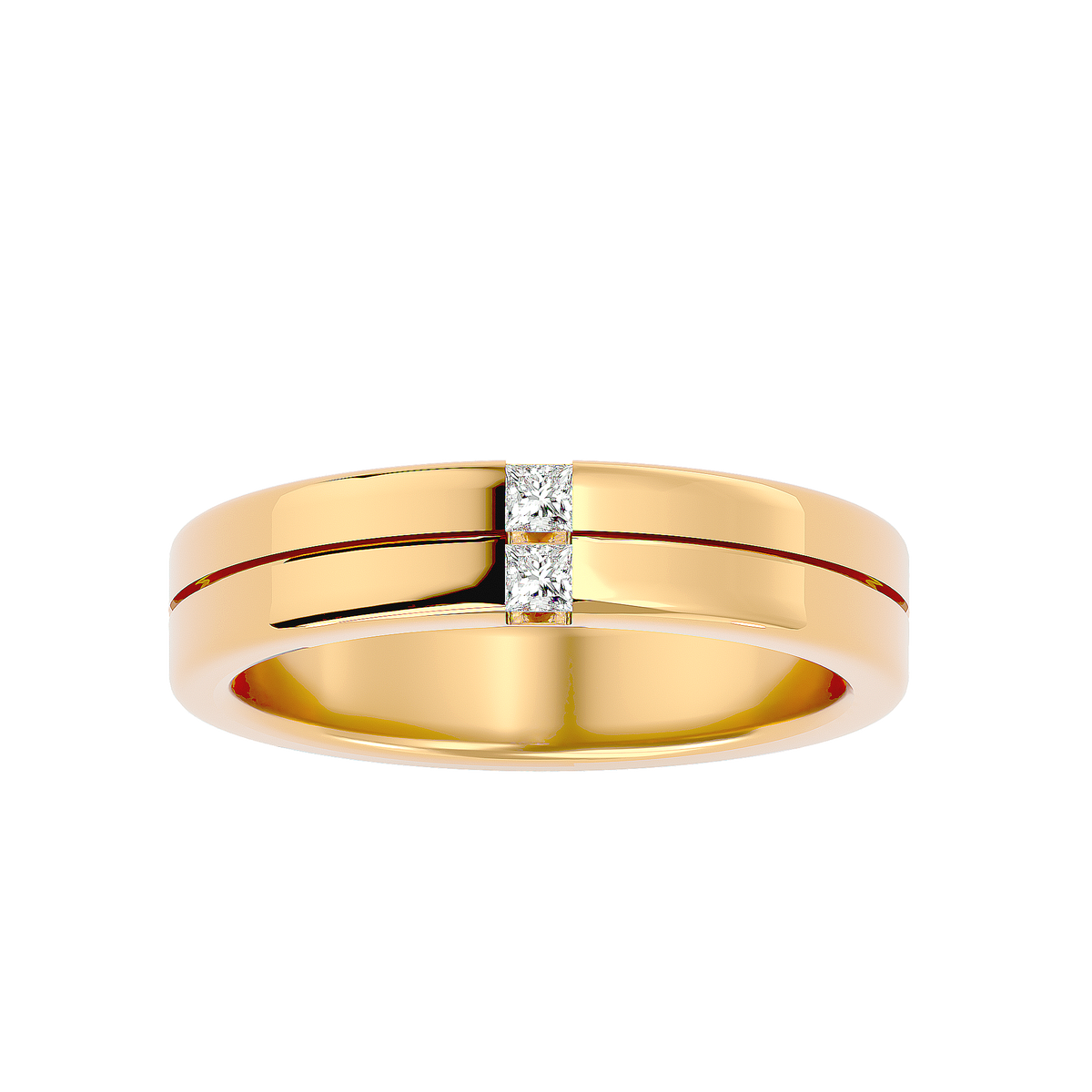 Franklin Diamond Mens Studded Ring
