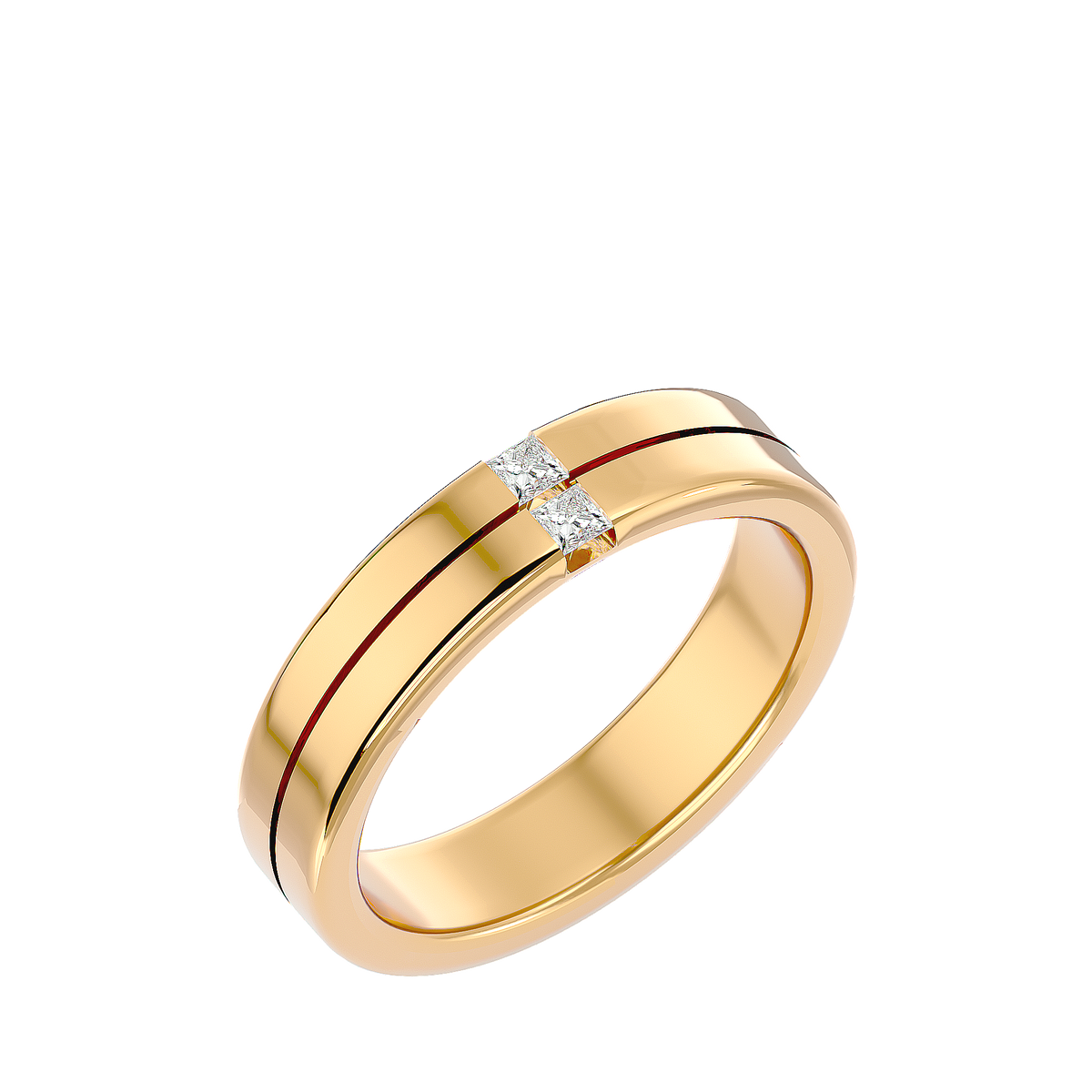 Franklin Diamond Mens Studded Ring