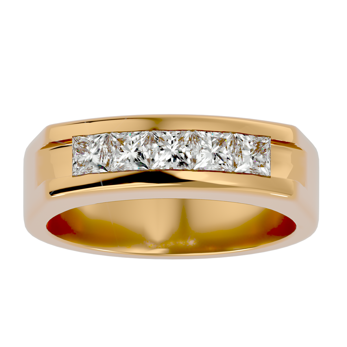 Frederick Diamond Mens Studded Ring