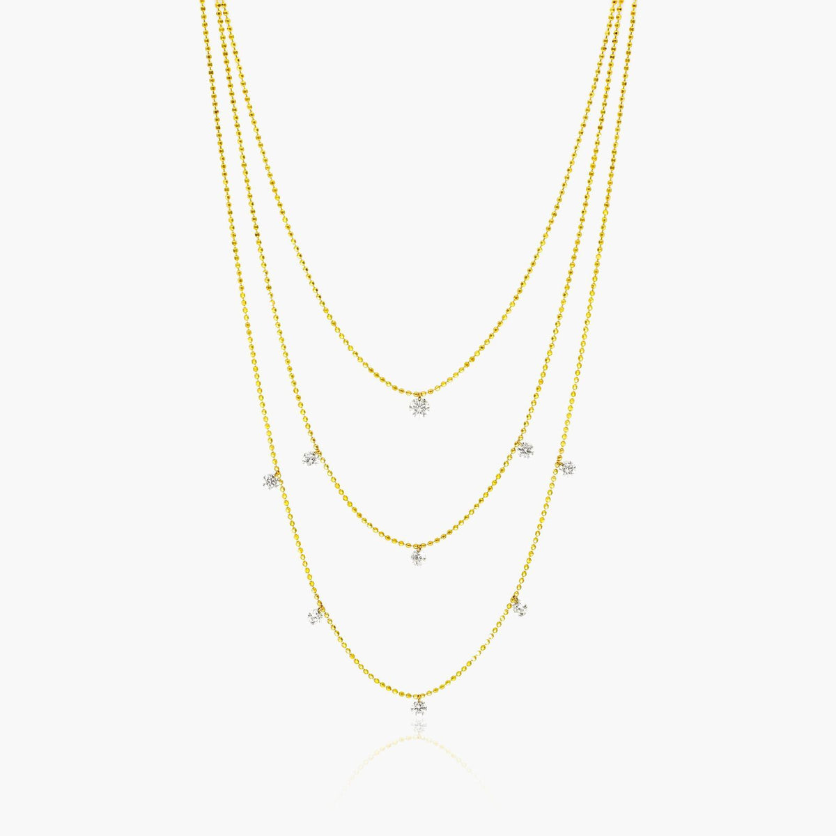 Lila Tennis Necklace