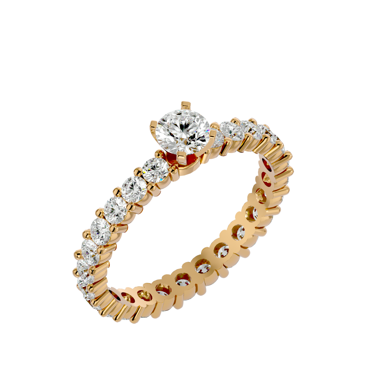 Jasmine Solitaire Ring