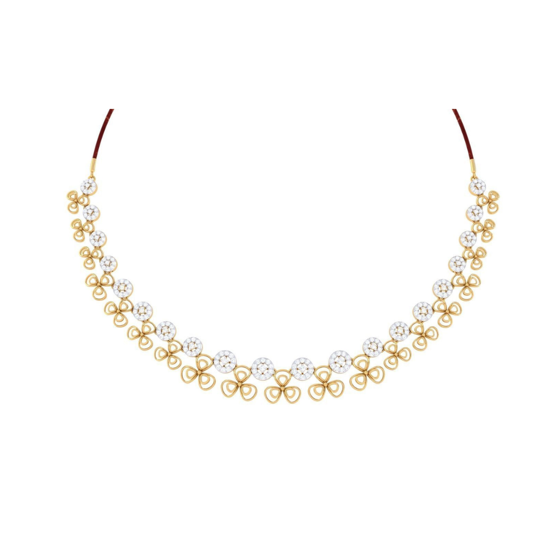 Dahlia Diamond Necklace