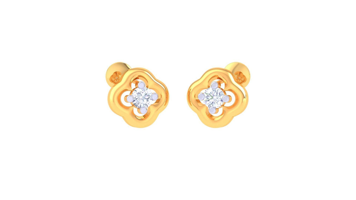 Olive Diamond Kids Earring