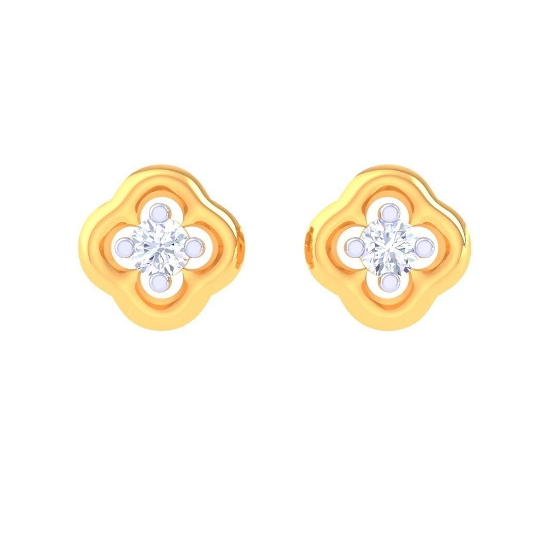 Olive Diamond Kids Earring