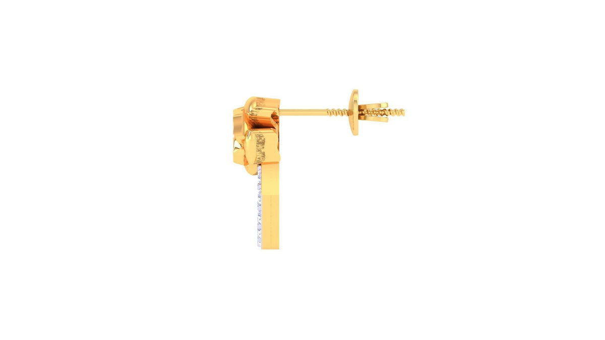 Raegan Diamond Kids Earring